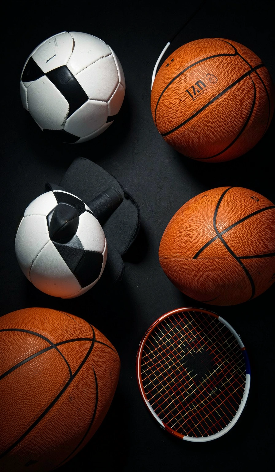 sports wallpaper — equipment flat 2 (free download)