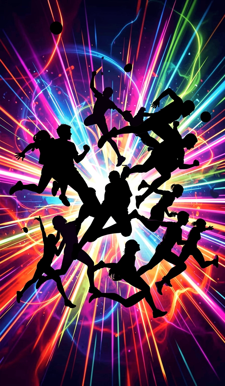 sports wallpaper — motion collage 1 (free download)