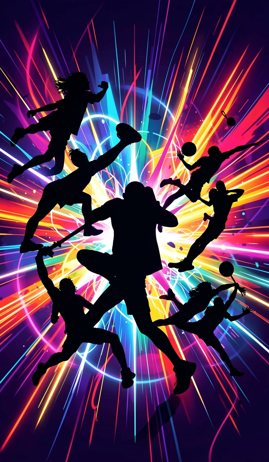 sports wallpaper — motion collage 2 (free download)