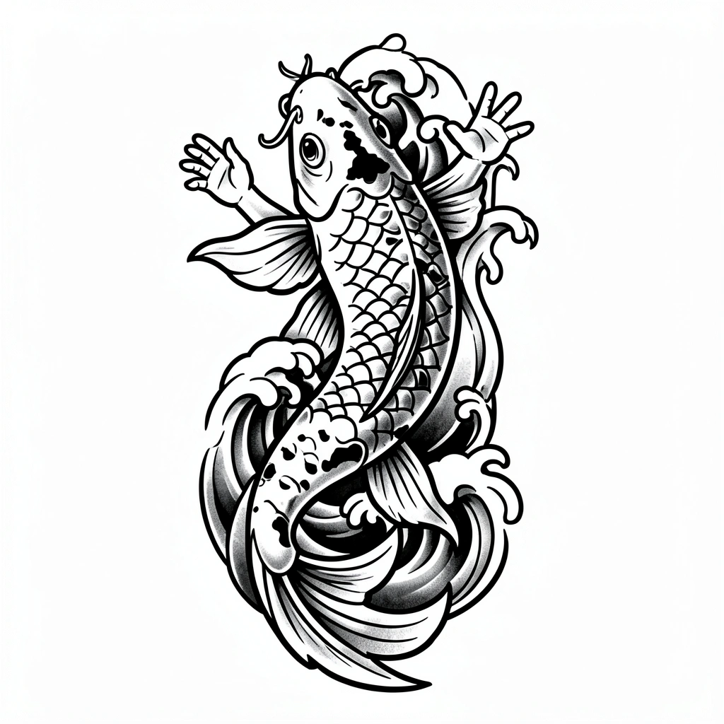 tattoo ideas for men — koi japanese 4 (free download)