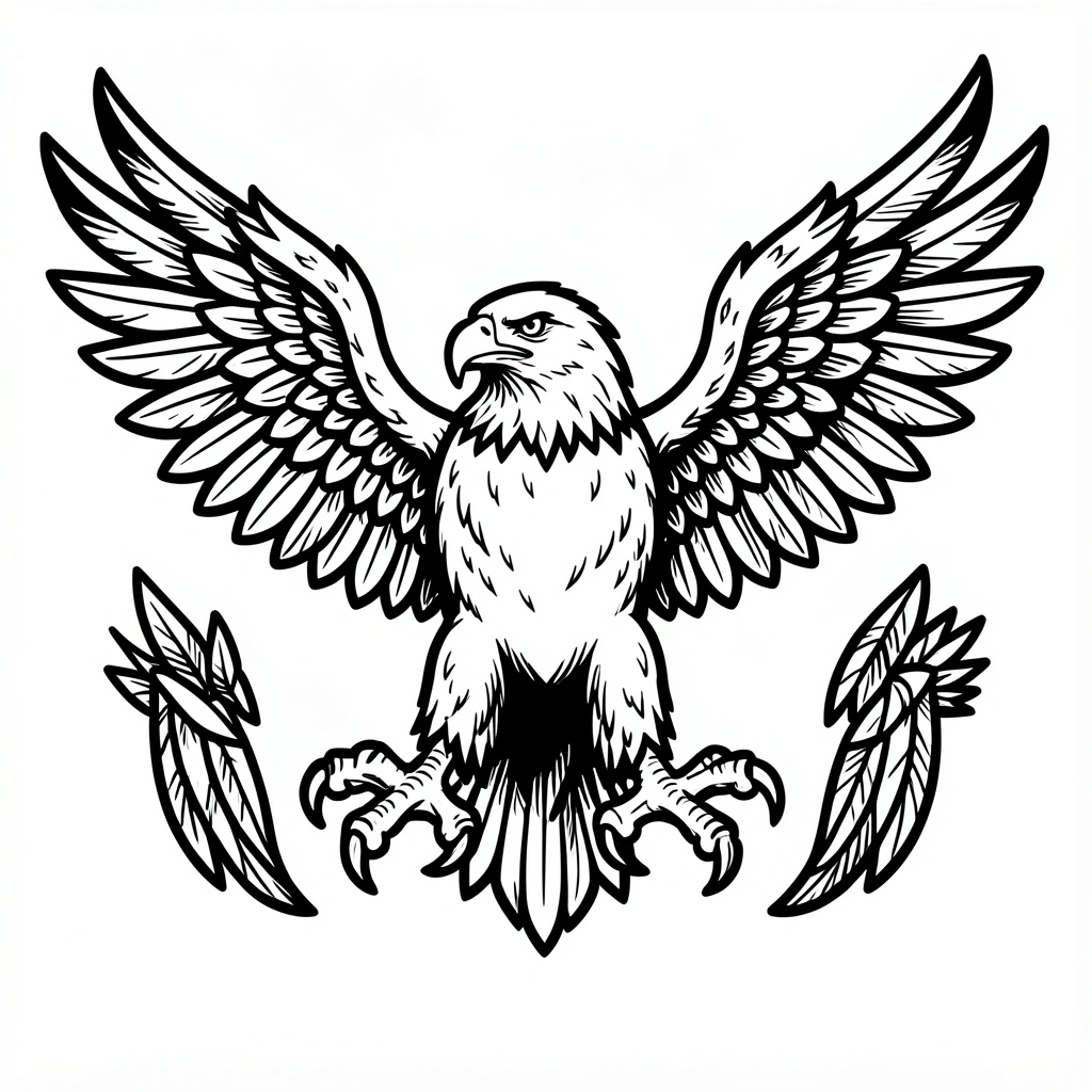 tattoo ideas for men — traditional eagle 2 (free download)