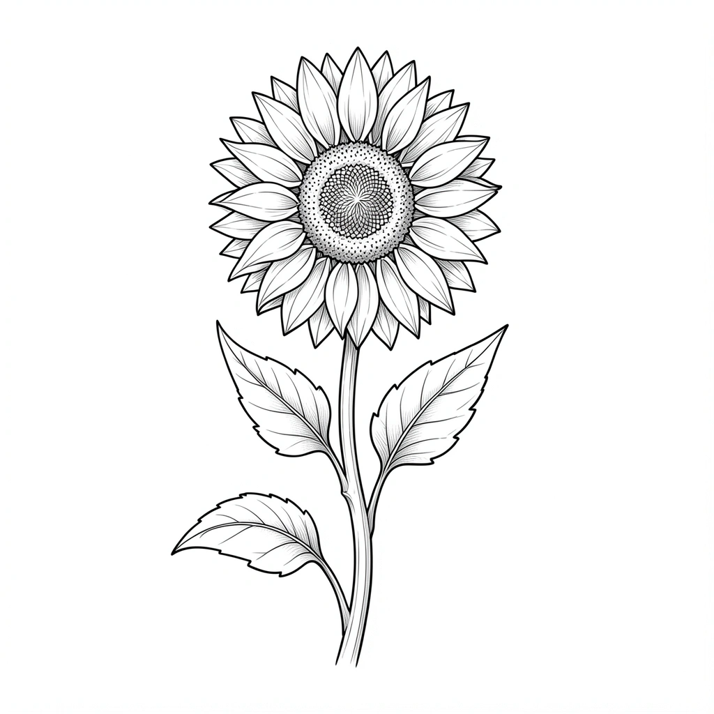 tattoo ideas for women — sunflower 3 (free download)