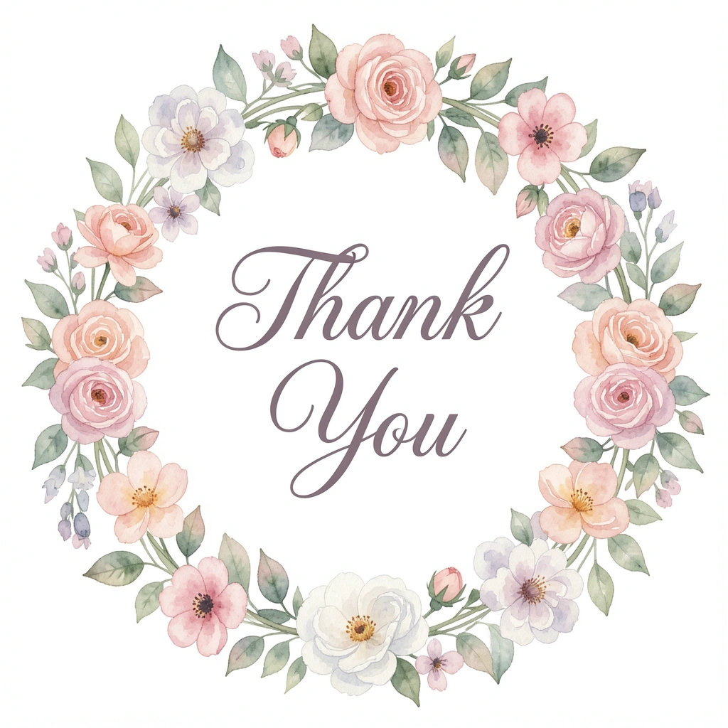 thank you images — floral script 2 (free download)