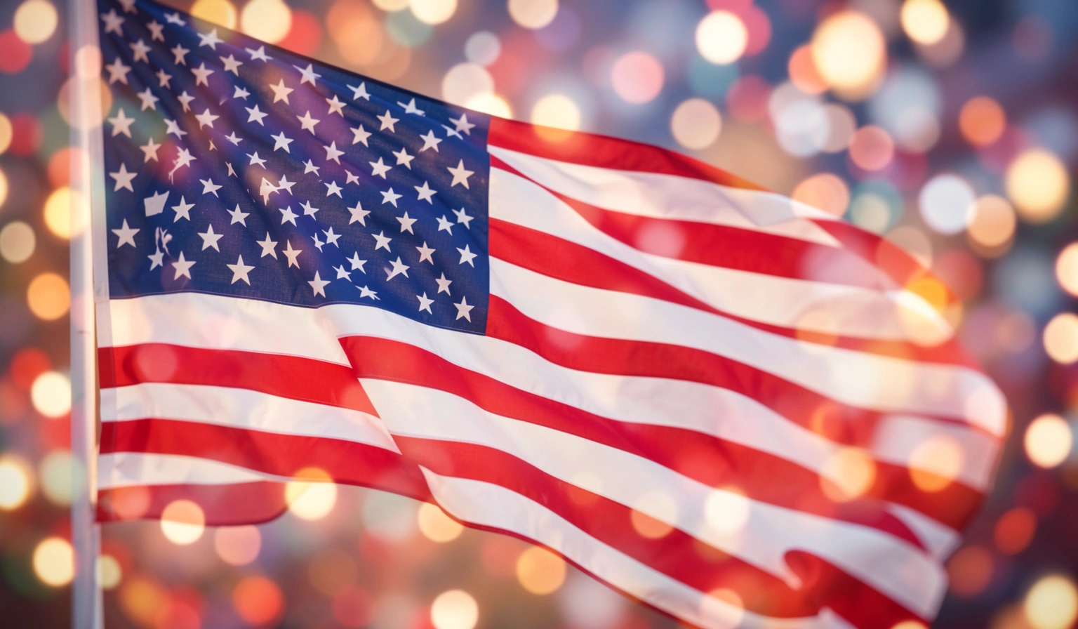 usa flag background — bokeh 3 (free download)