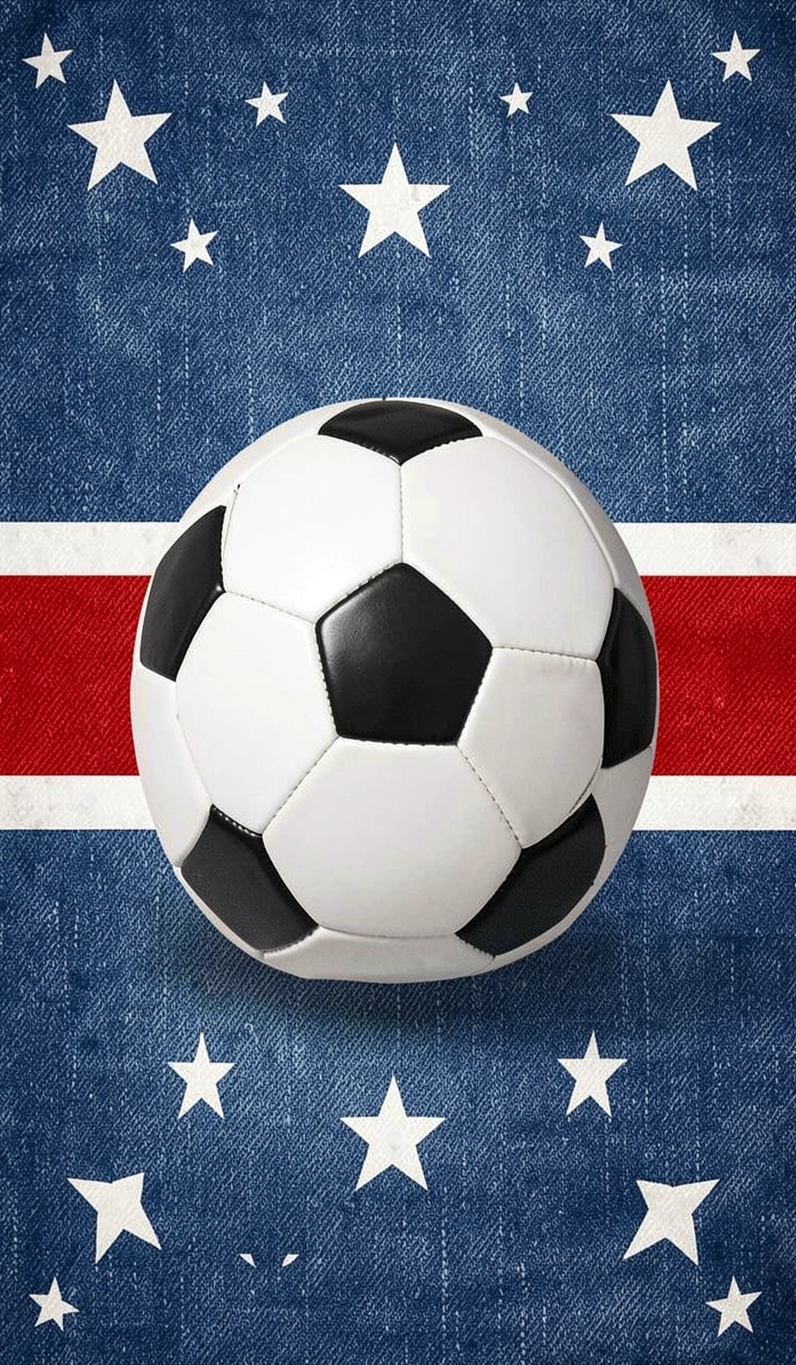 usa soccer wallpaper — denim flag 3 (free download)