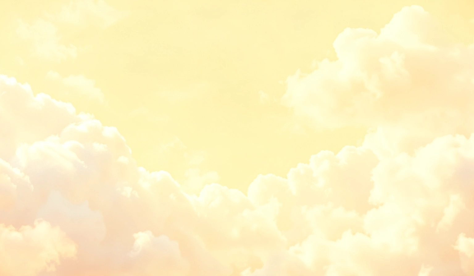 yellow background — pastel clouds 2 (free download)